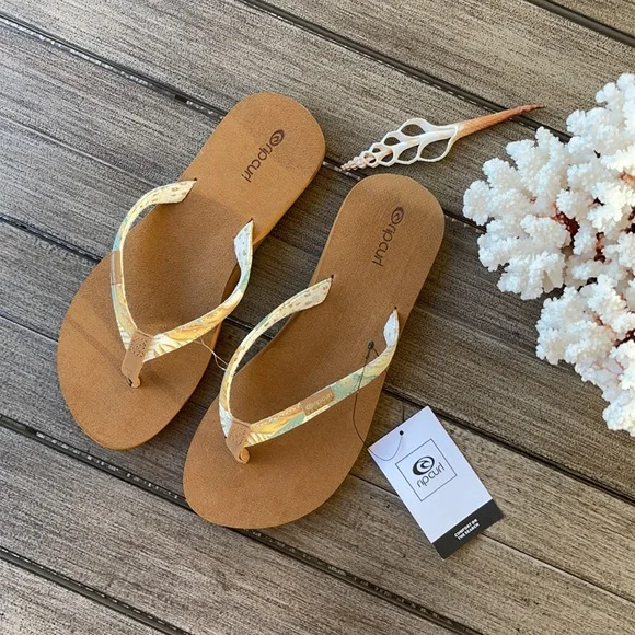 🔆RIP CURL🔆FLIP FLOPS SANDALS - Picture 2 of 7